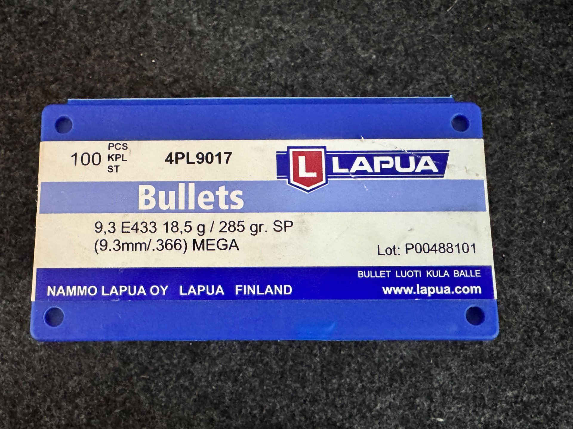 98 Geschosse Lapua mega .366 285 gr – billede 1