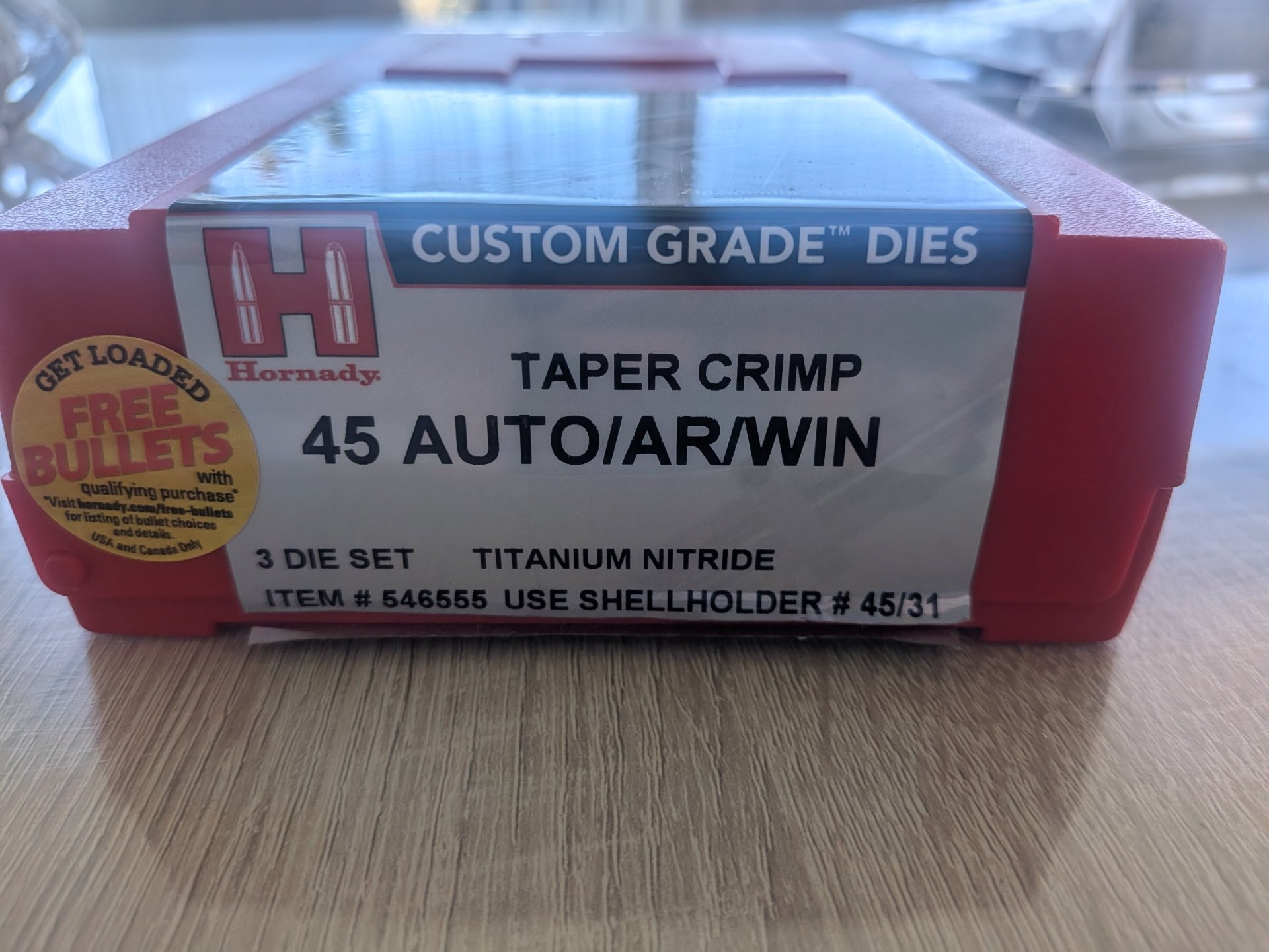 Hornady Custom Grade Matrizensatz,.45 ACP, TAPERCRIMP Art-Nr.: 546555 – Bild 2
