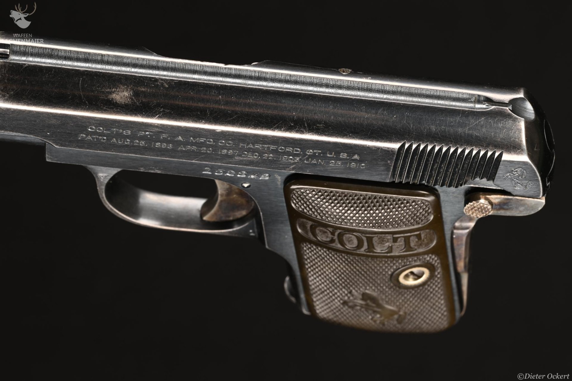 Colt Modell 1908 West Pocket Kaliber 6,35mmBrowning – Bild 2