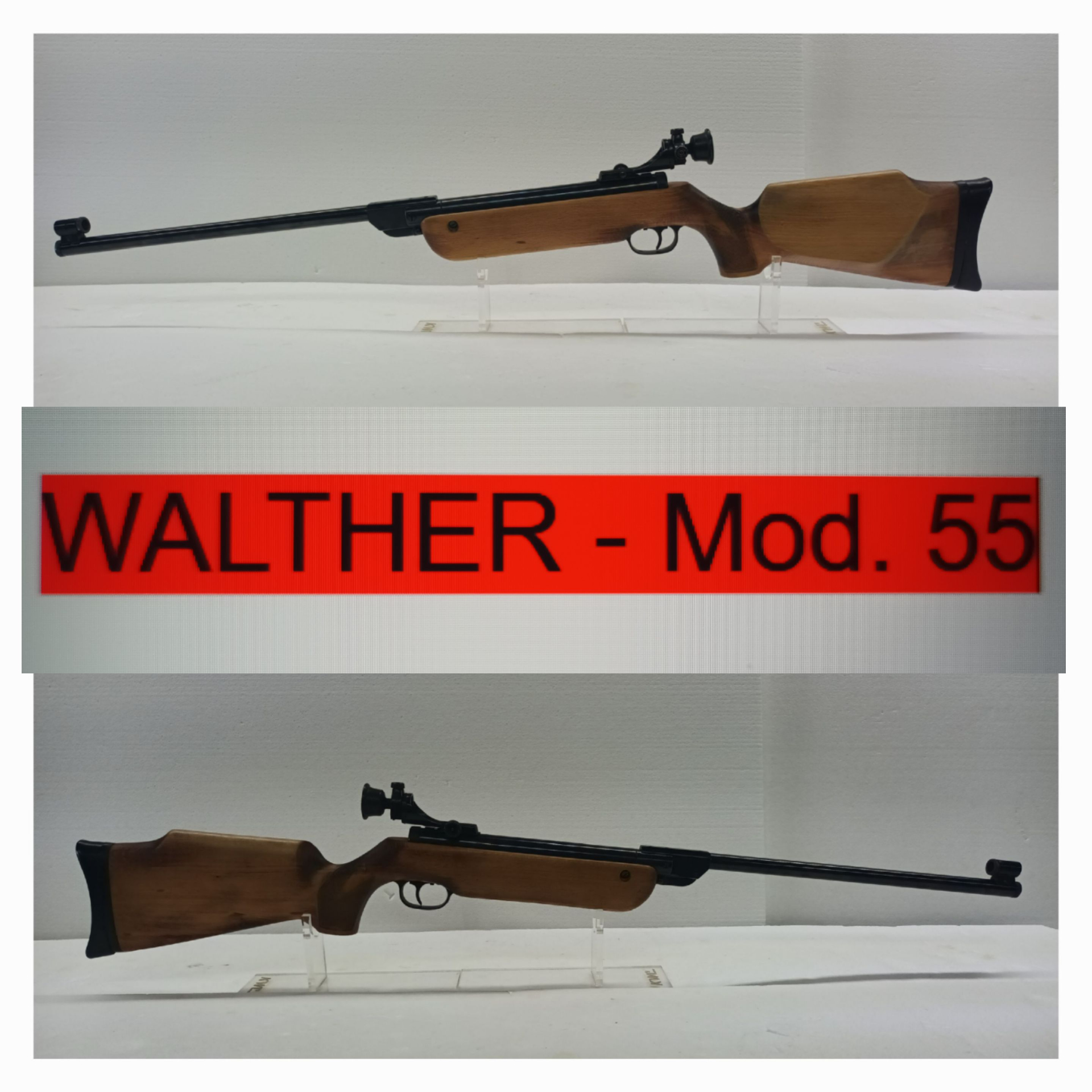 Walther 55 __ Luftgewehr __ Kal.4,5(.177) __ Mod. LG55 Sammler Waffe ohne Rost __ TOP SCHUSSBEREIT – Bild 1