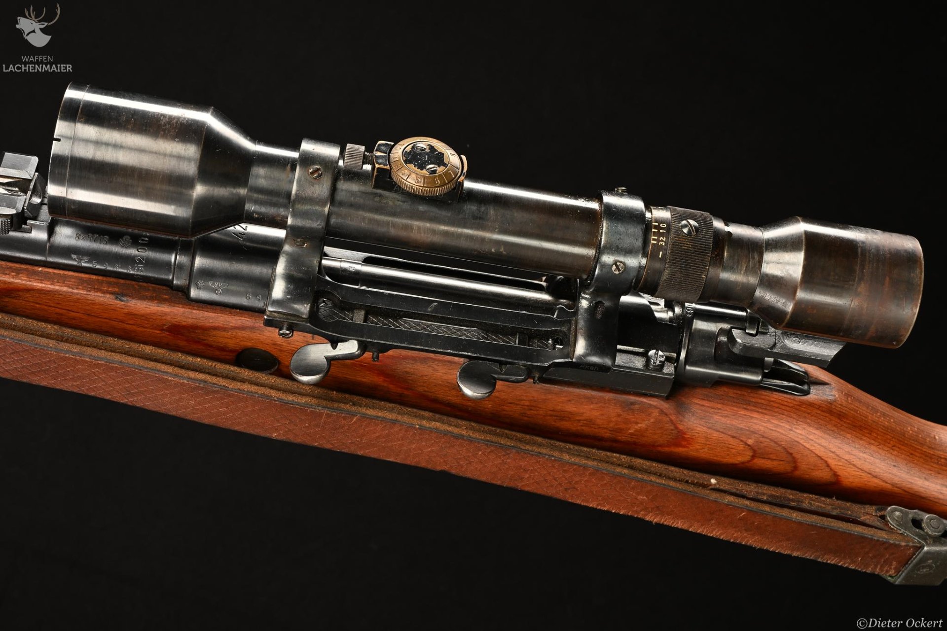 Mauser Sniper K98k mit AJACK 4-fach Code 42 / 1938 Kaliber 8x57JS – Bild 2
