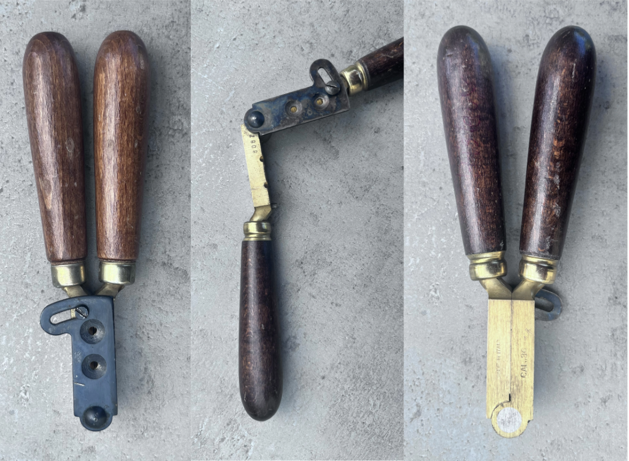 3 antike Kugelzangen – Bild 3