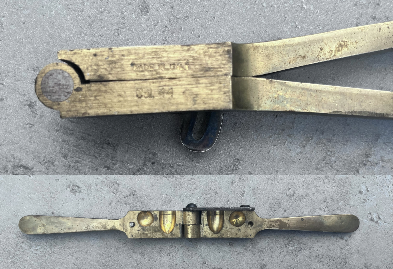 3 antike Kugelzangen – Bild 2