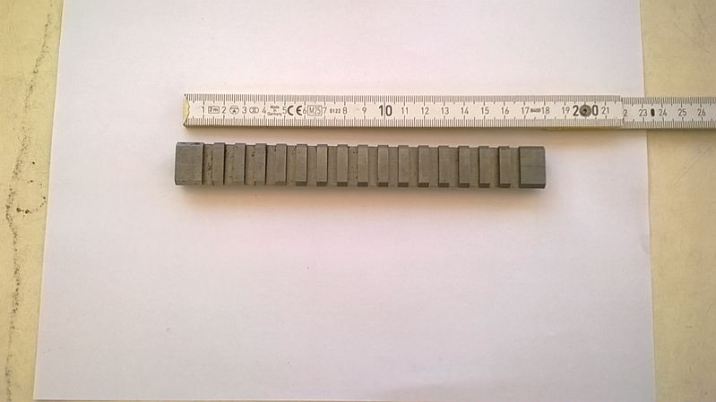 Sonderanfertigung! Edelstahl-Rohling Weaver / Picatinny -Schiene – Bild 1