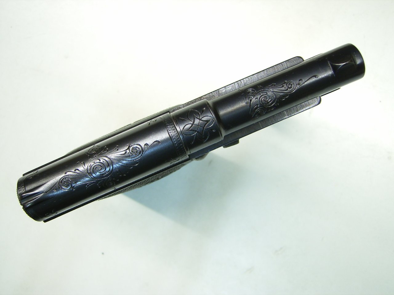 Pistole MF "le francais" Kal. 6,35 mm, Vollgraviert – Bild 3