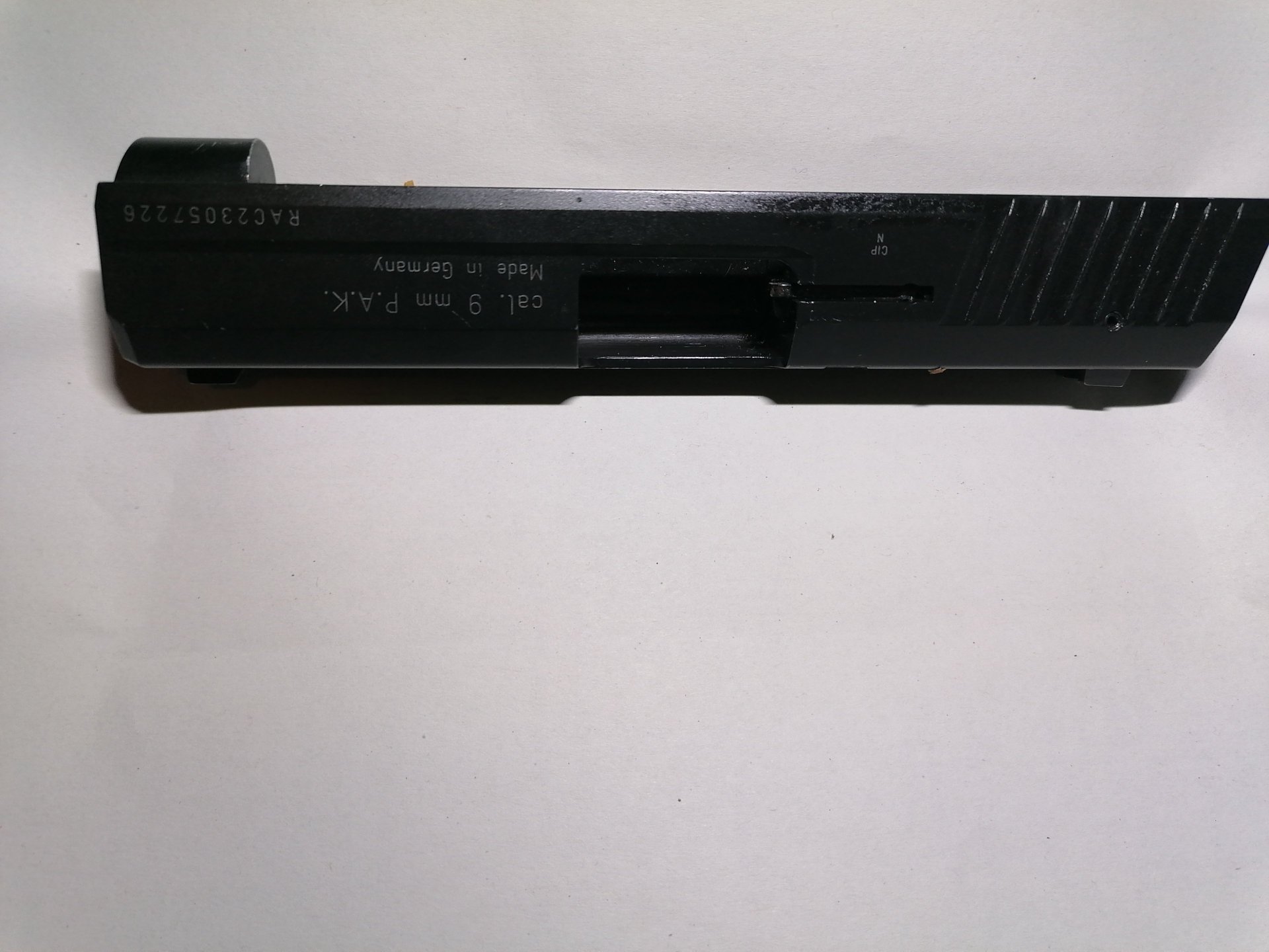Verschluss (Schlitten) RÖHM RG 96 PPK Kal. 9mmk PTB 699 – Bild 3