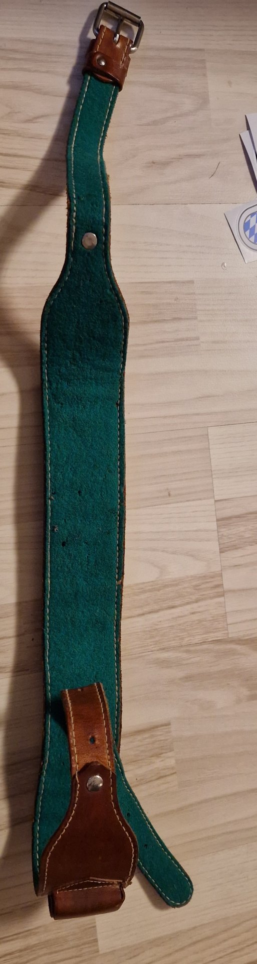 Schrotpatronengürtel Patronengurt Leder – pilt 2