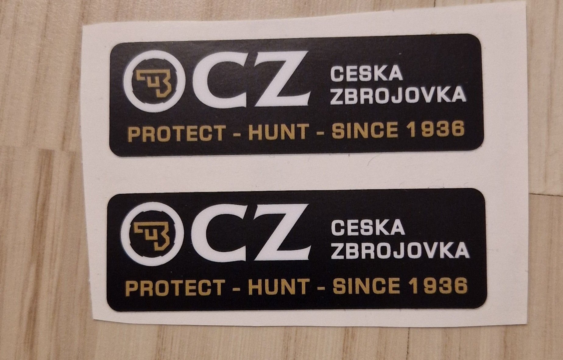 CZ Aufkleber 2 Stück – pilt 1