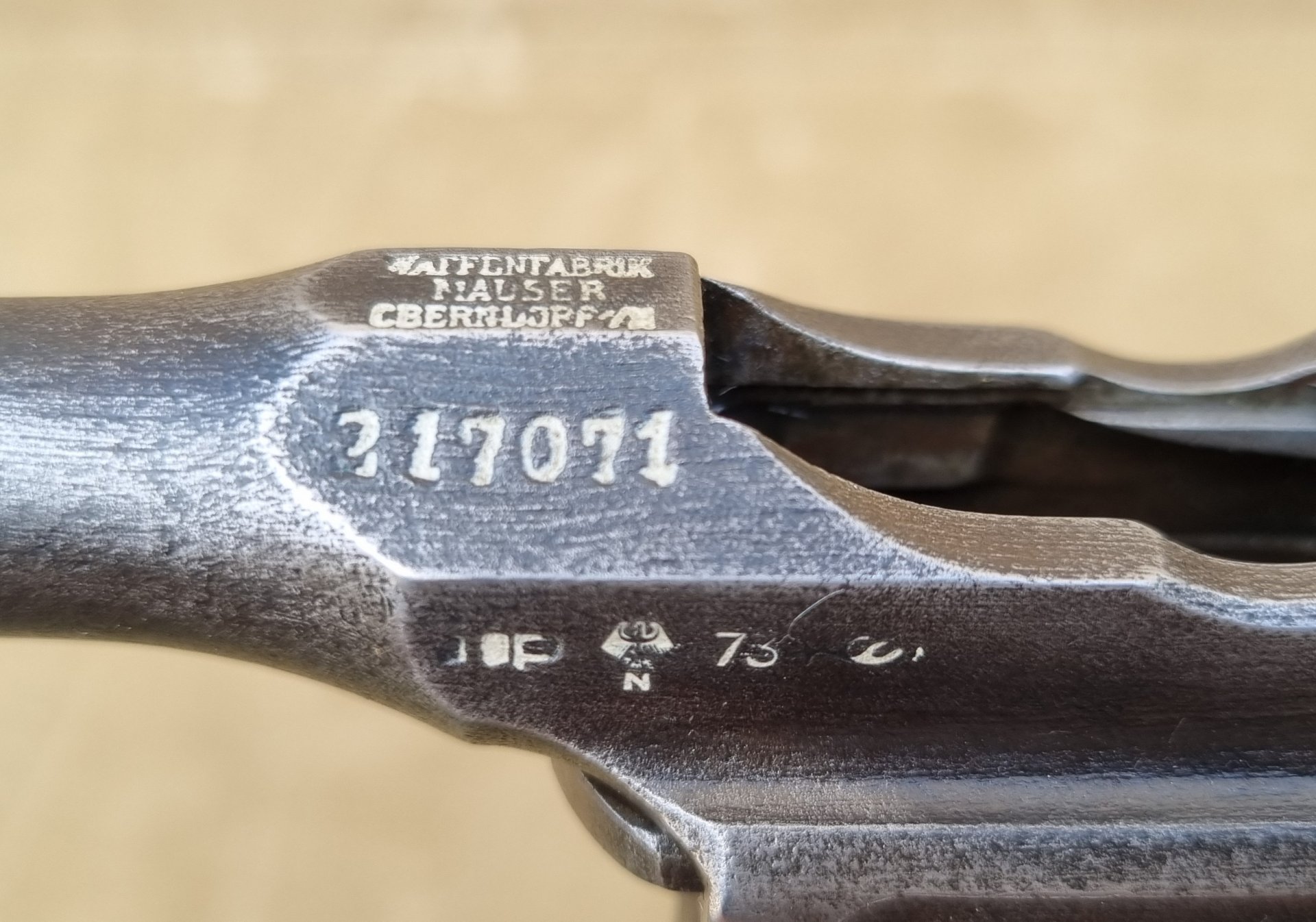 Mauser C96 Kal. 7,63mm Mauser (1913/14) – Kaiserl. Beschuss & Neubeschuss – Bild 2