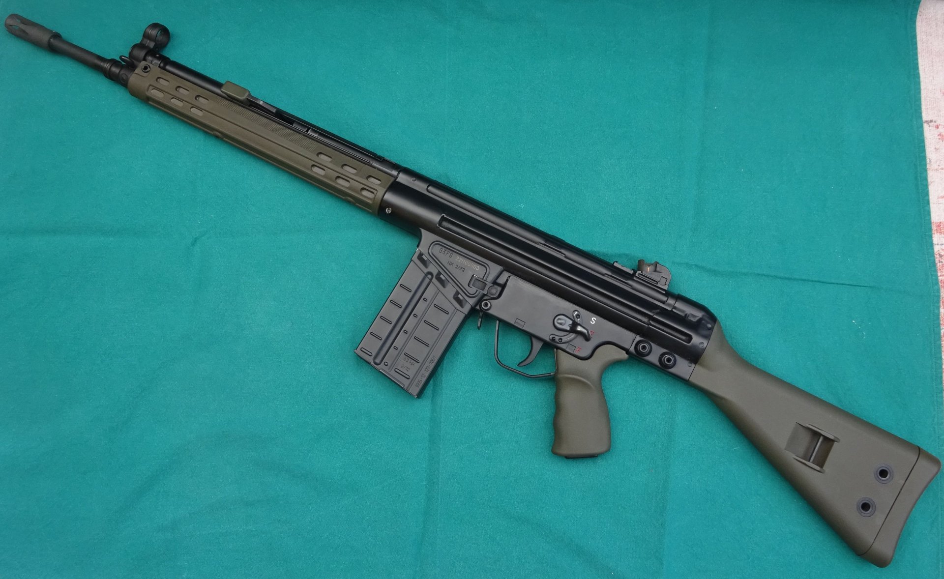 G3 Heckler und Koch G3A3 Gas cal. 6mm Vollmetall Softair – Bild 1