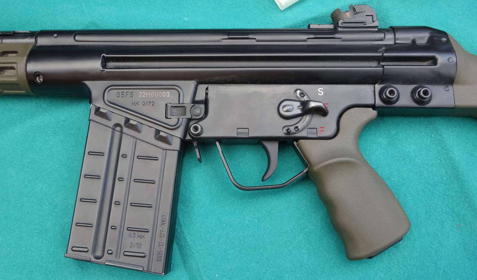 G3 Heckler und Koch G3A3 Gas cal. 6mm Vollmetall Softair – Bild 4