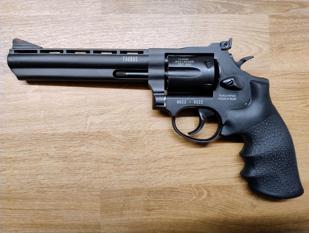 Taurus 689 Revolver .357 Magnum inkl. Hogue-Griff, 6 Speedloader und Wolff-Federsatz – Bild 1