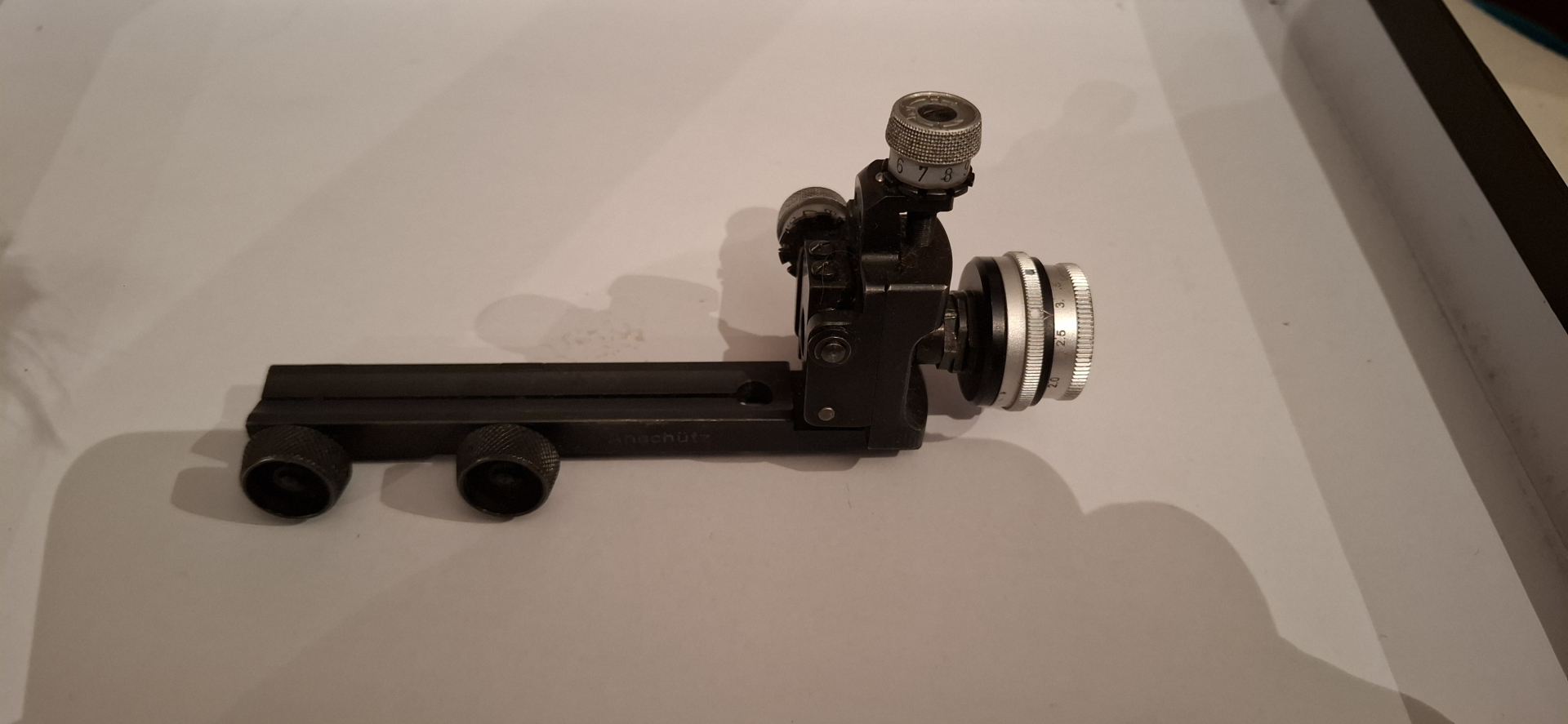 Anschütz Match-Diopter mit Gehmann Iris - Diopterscheibe & Kombifilter (0,6 - 2,5 mm) – Bild 1