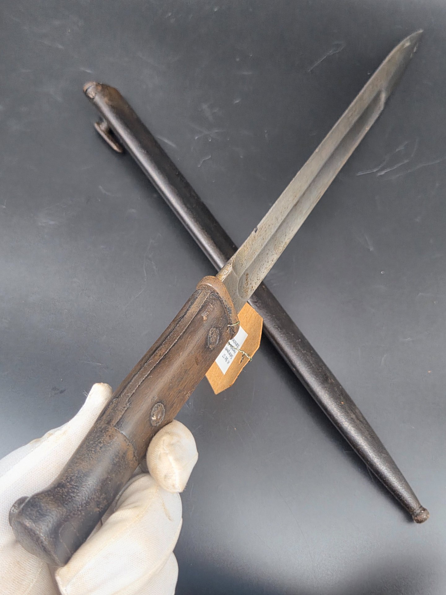 Seitengewehr 14 Typ 1 mit Stahlscheide – Bild 2