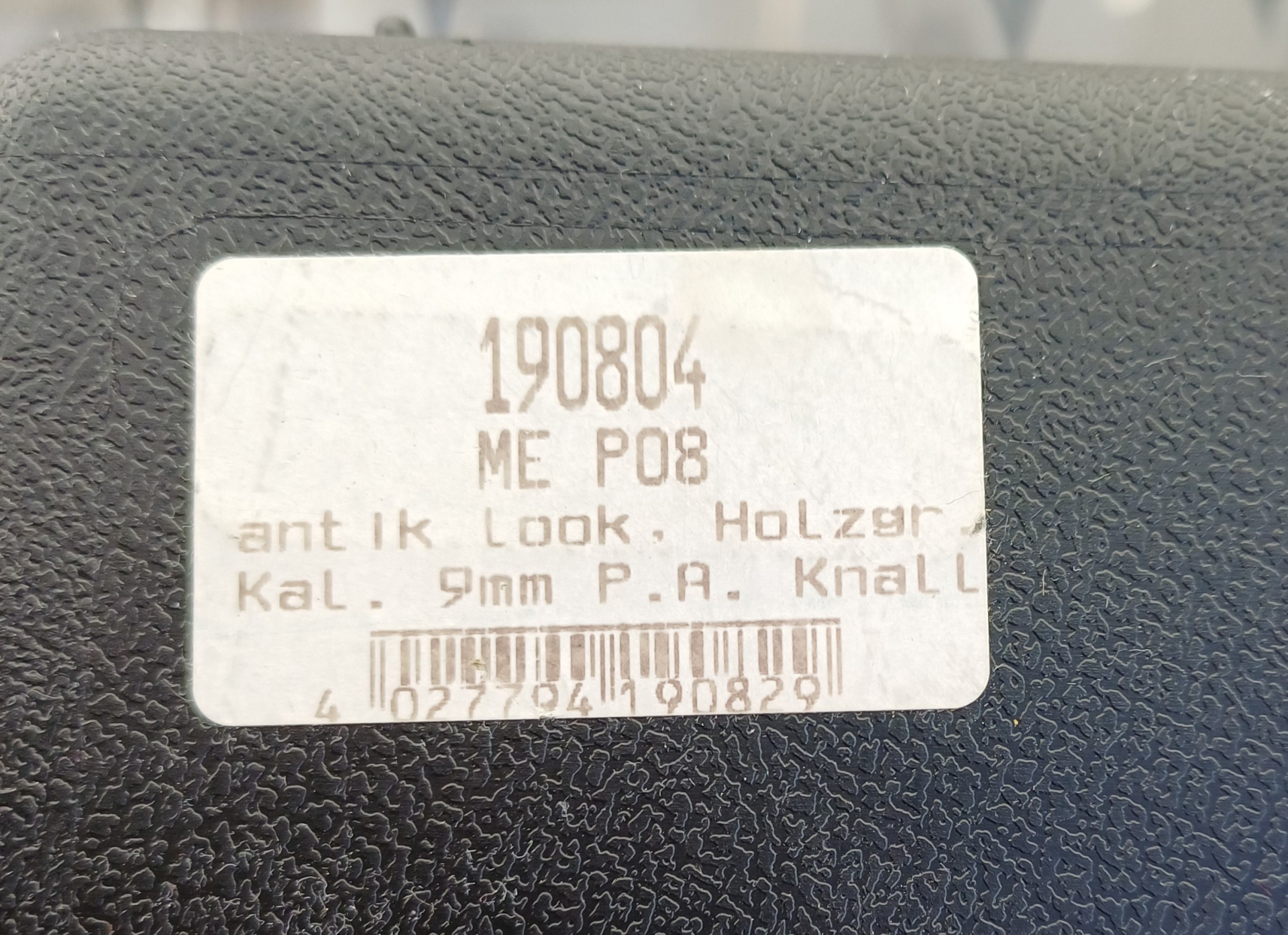 ME P 08 Schreckschuss Pistole 9mm PAK Antiklokk – Bild 2