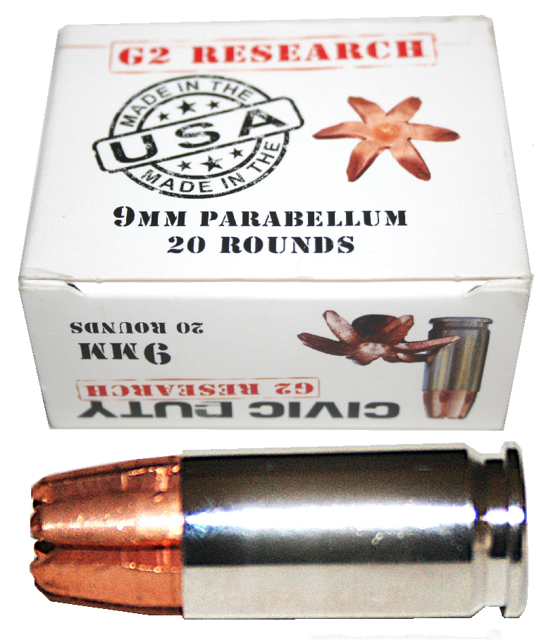 Pistolenpatrone Kaliber 9 mm Para G2 Research – Bild 1