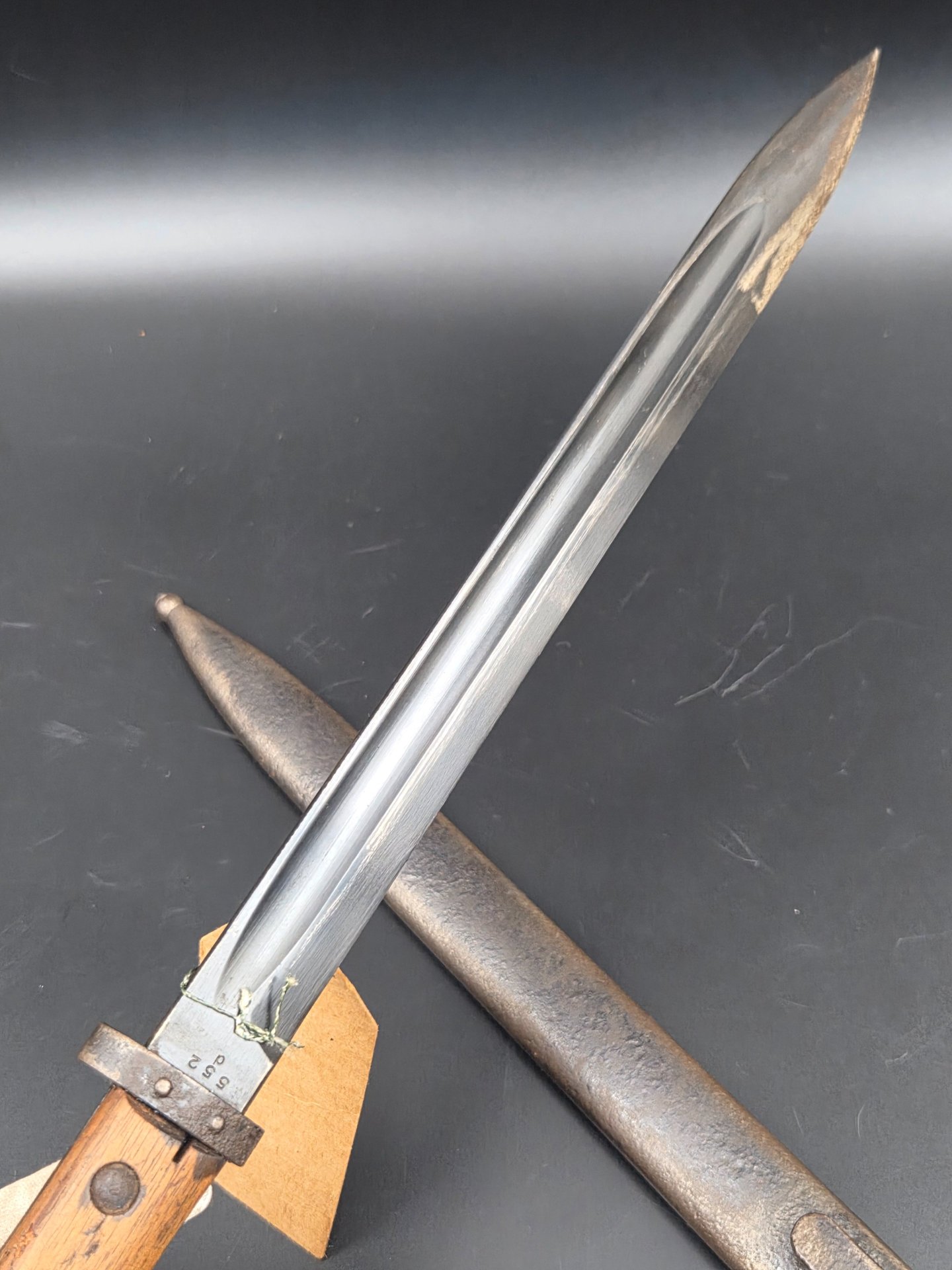 Seitengewehr VZ 24 (Tschechoslowakei) mit Stahlscheide (1942-43) – Bild 6