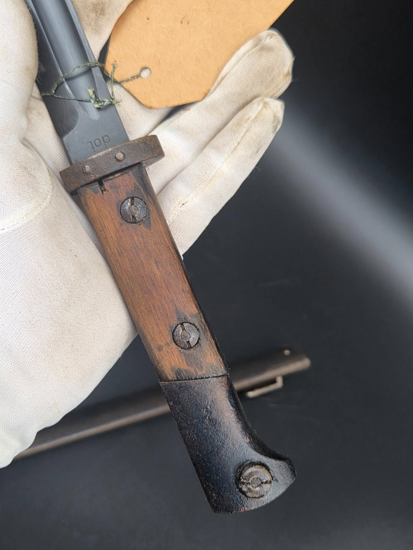 Seitengewehr VZ 24 (Tschechoslowakei) mit Stahlscheide (1942-43) – Bild 4