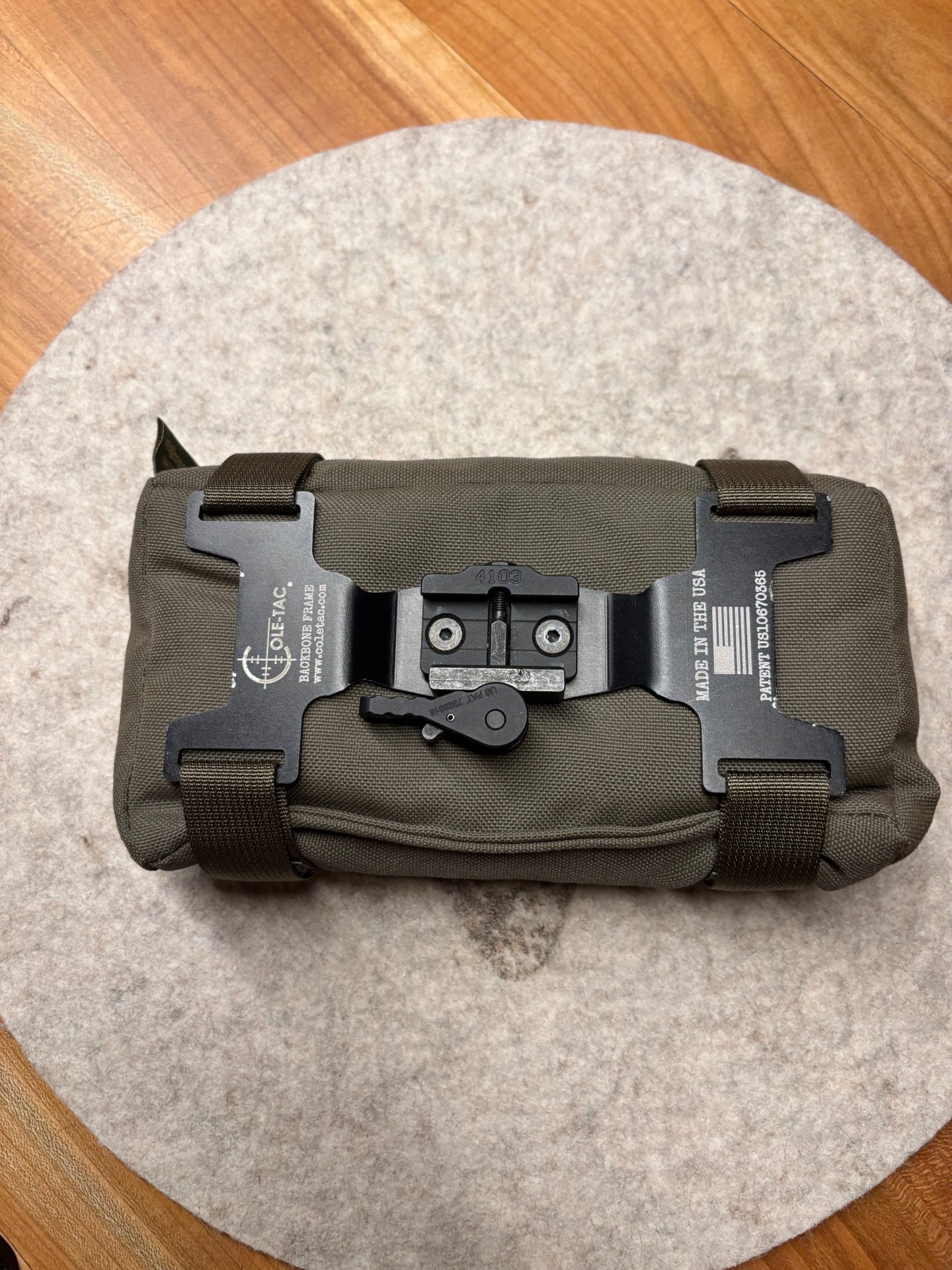 Cole Tac Backbone Plate mit Flat Bag – imagem 2