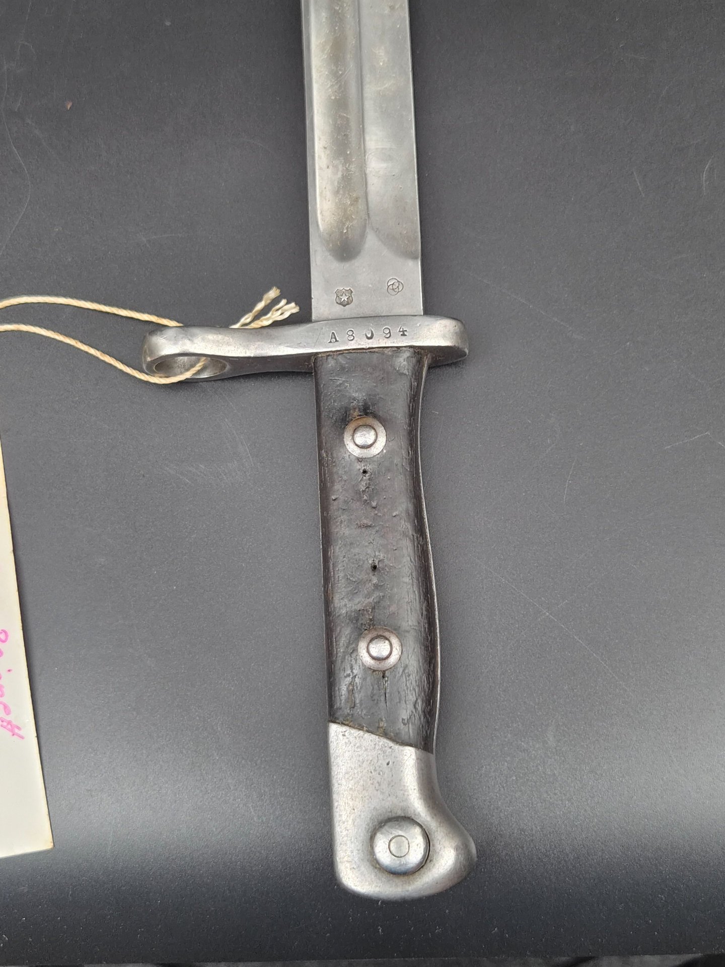 Bajonett chilenisch Mod. 1895 Weyersberg Kirschbaum & Co, Solingen, Mauser – Bild 4