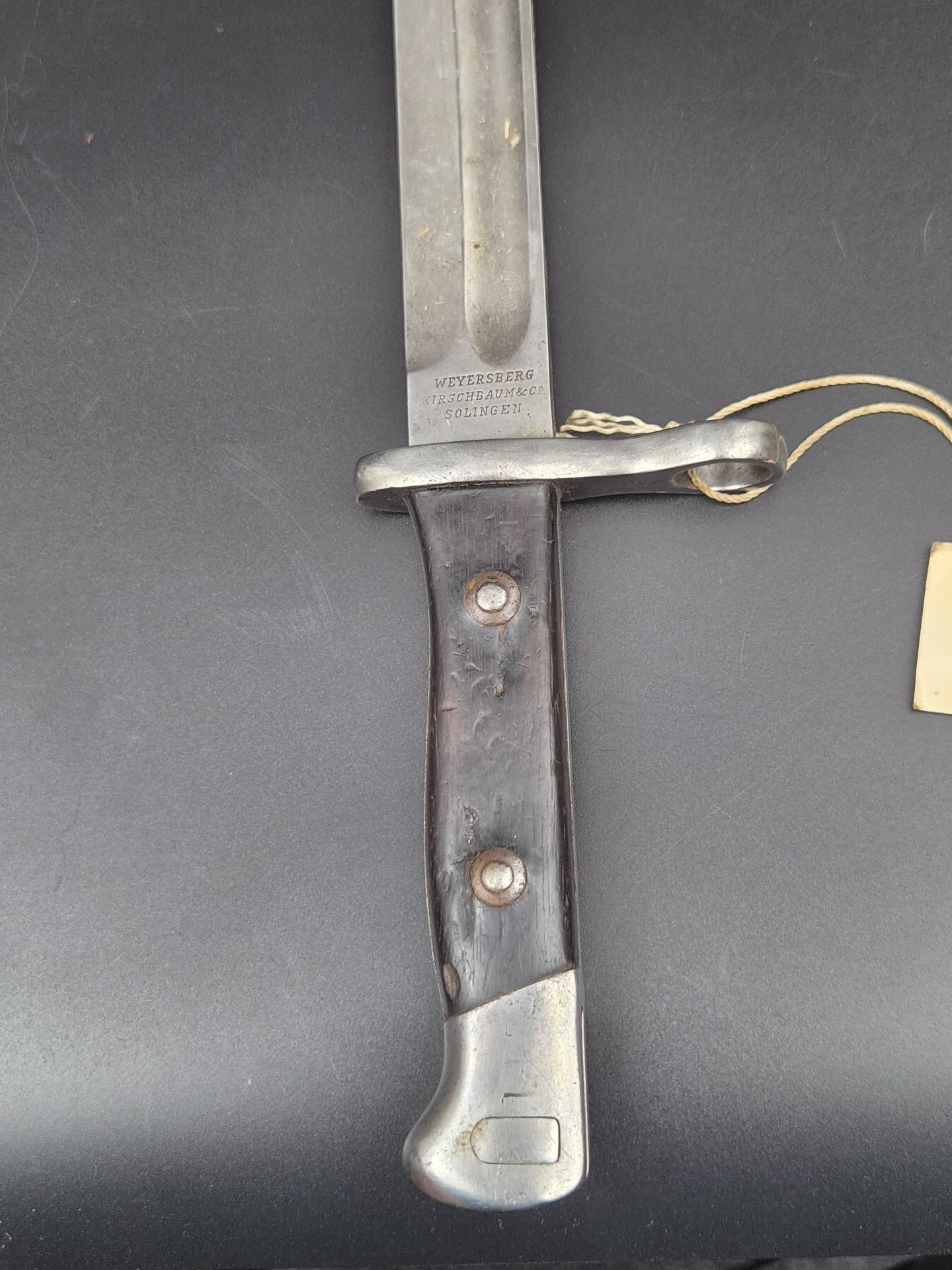 Bajonett chilenisch Mod. 1895 Weyersberg Kirschbaum & Co, Solingen, Mauser – Bild 3