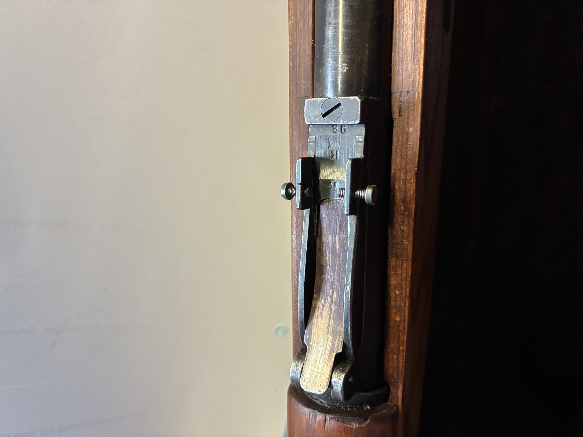 Mauser K98 Zielfernrohr Montage – Bild 3