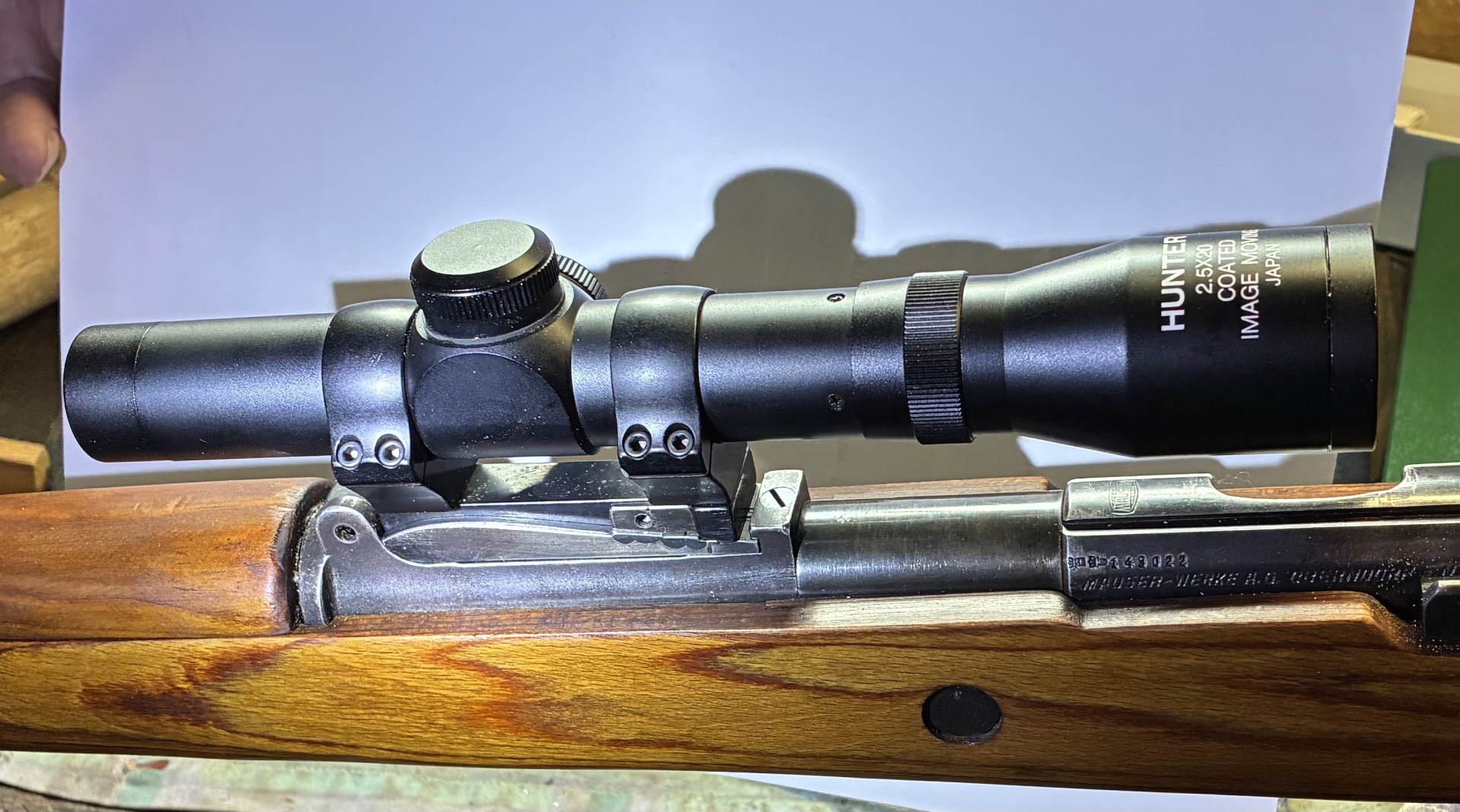 Mauser K98 Zielfernrohr Montage – Bild 1
