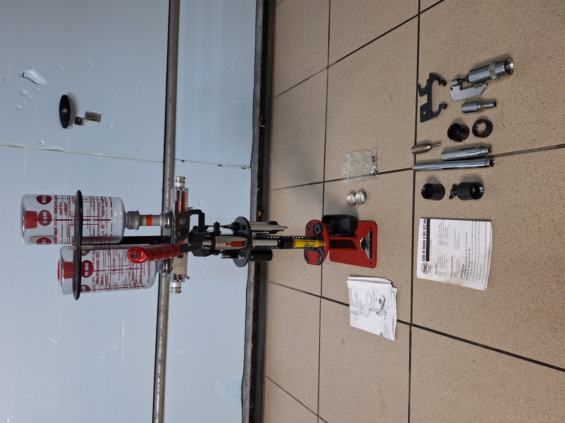 Mec 600 jr Schrotladepresse Kal. 20 mit Kal. 12 Konversion Kit ( 20/76 20/70 12/76 12/70 ) – Bild 1