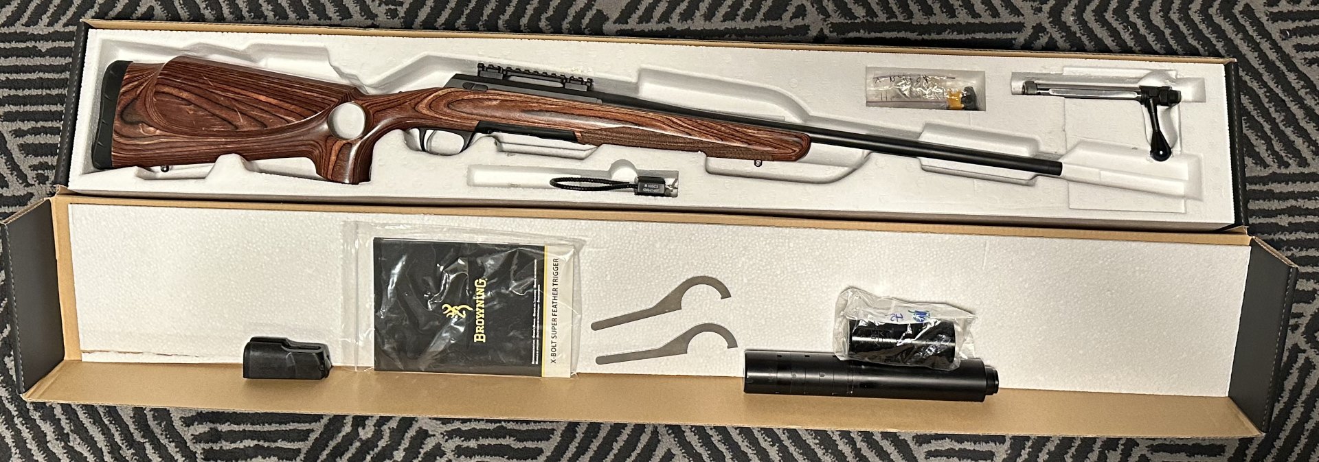 Browning X-Bolt Hunter Eclipse LEFT/LINKS 308 mit Schalldämpfer Nielsen Sonic 45 – Bild 5