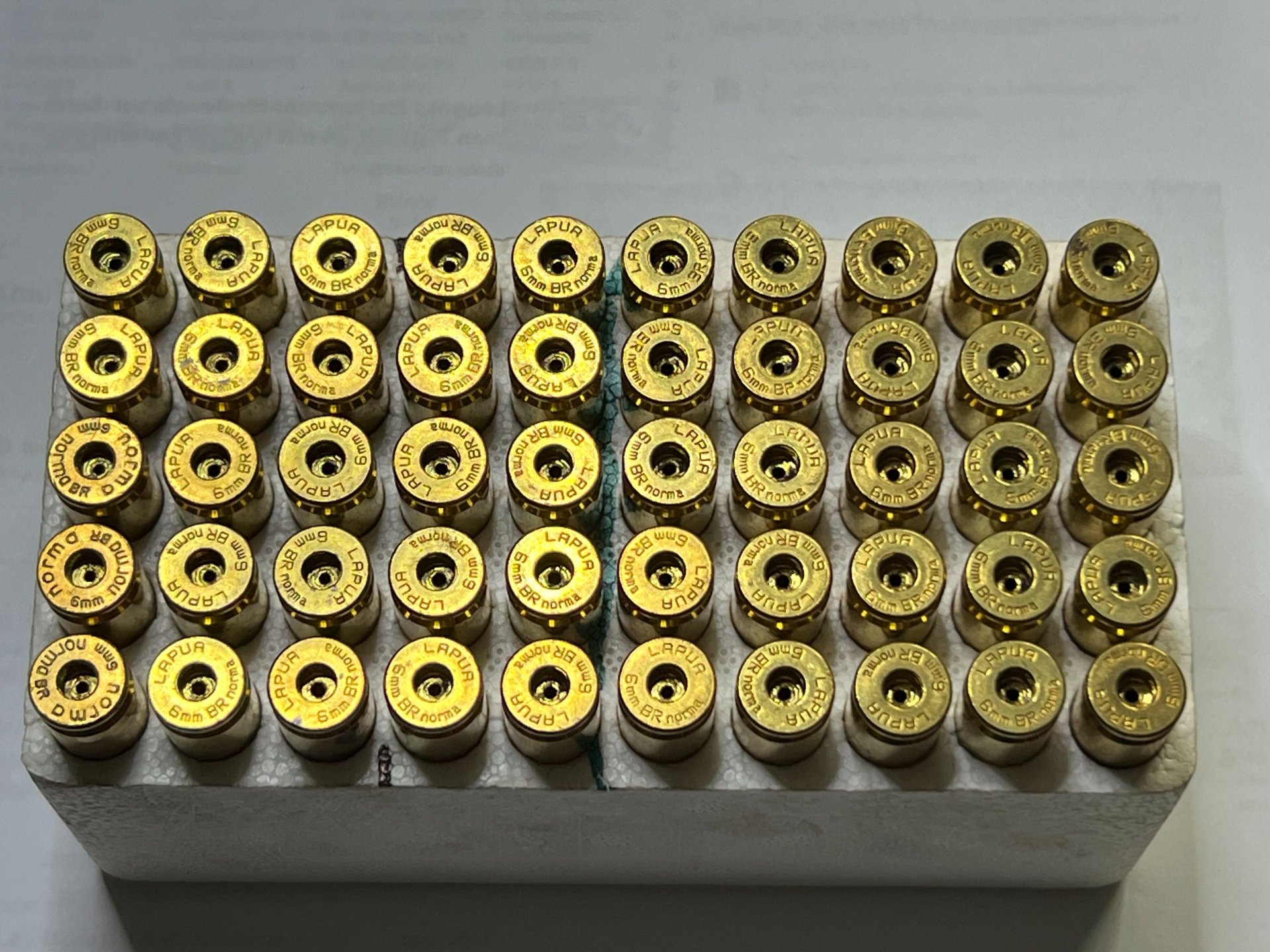 6mm BR Hülsen Norma 46 Stk. + 47 Stk. Lapua – Bild 3
