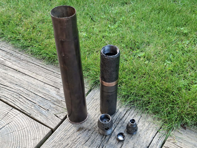 Russische 45mm Deko-Patrone mit Messing hulse - WK2 – Bild 2