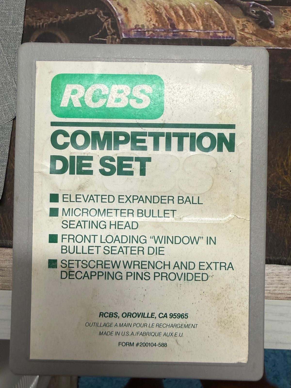 RCBS Competition 308 Win Matrizensatz – Bild 1