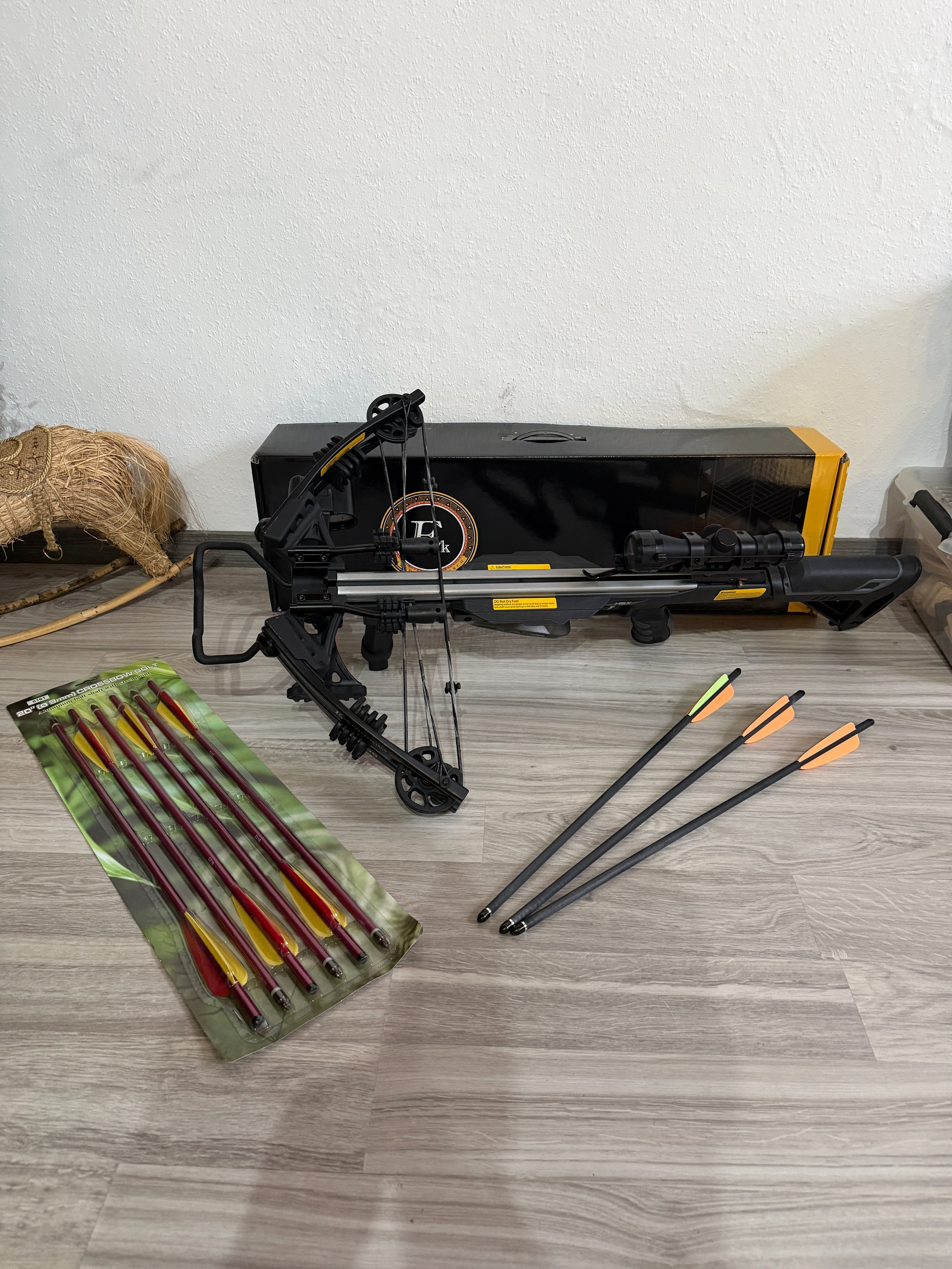 EK Archery HEX400 Compound Armbrust inkl. Tasche und weitere Pfeile – Bild 4