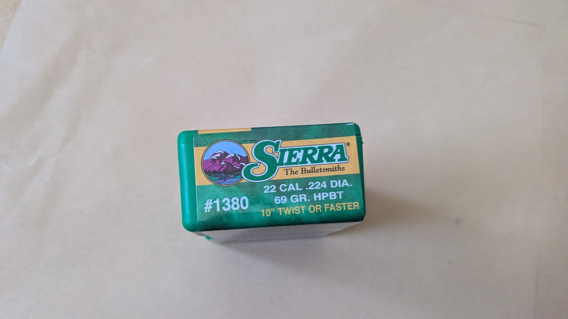 100stk Sierra MatchKing .224 69 gr HPBT – Bild 1