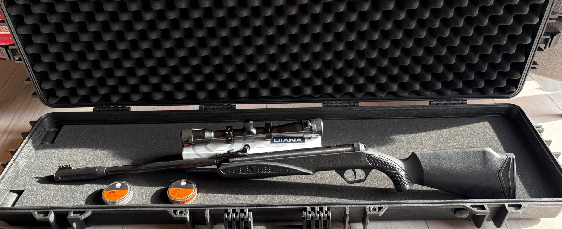Luftgewehr Diana Twenty-One Set mit ZF und .177 Diabolos – Bild 2