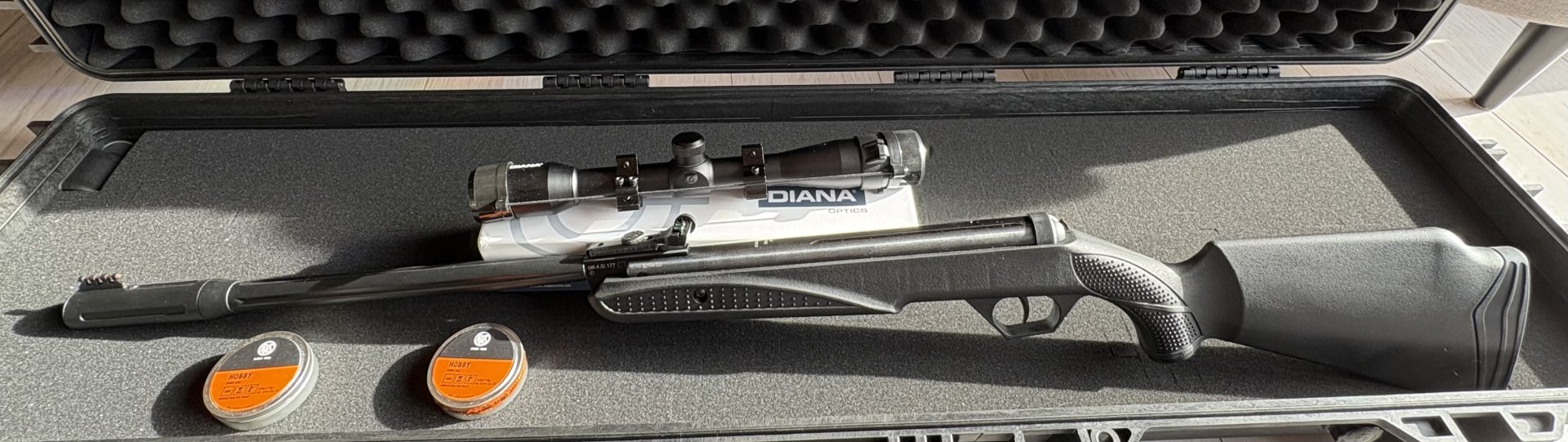 Luftgewehr Diana Twenty-One Set mit ZF und .177 Diabolos – Bild 1