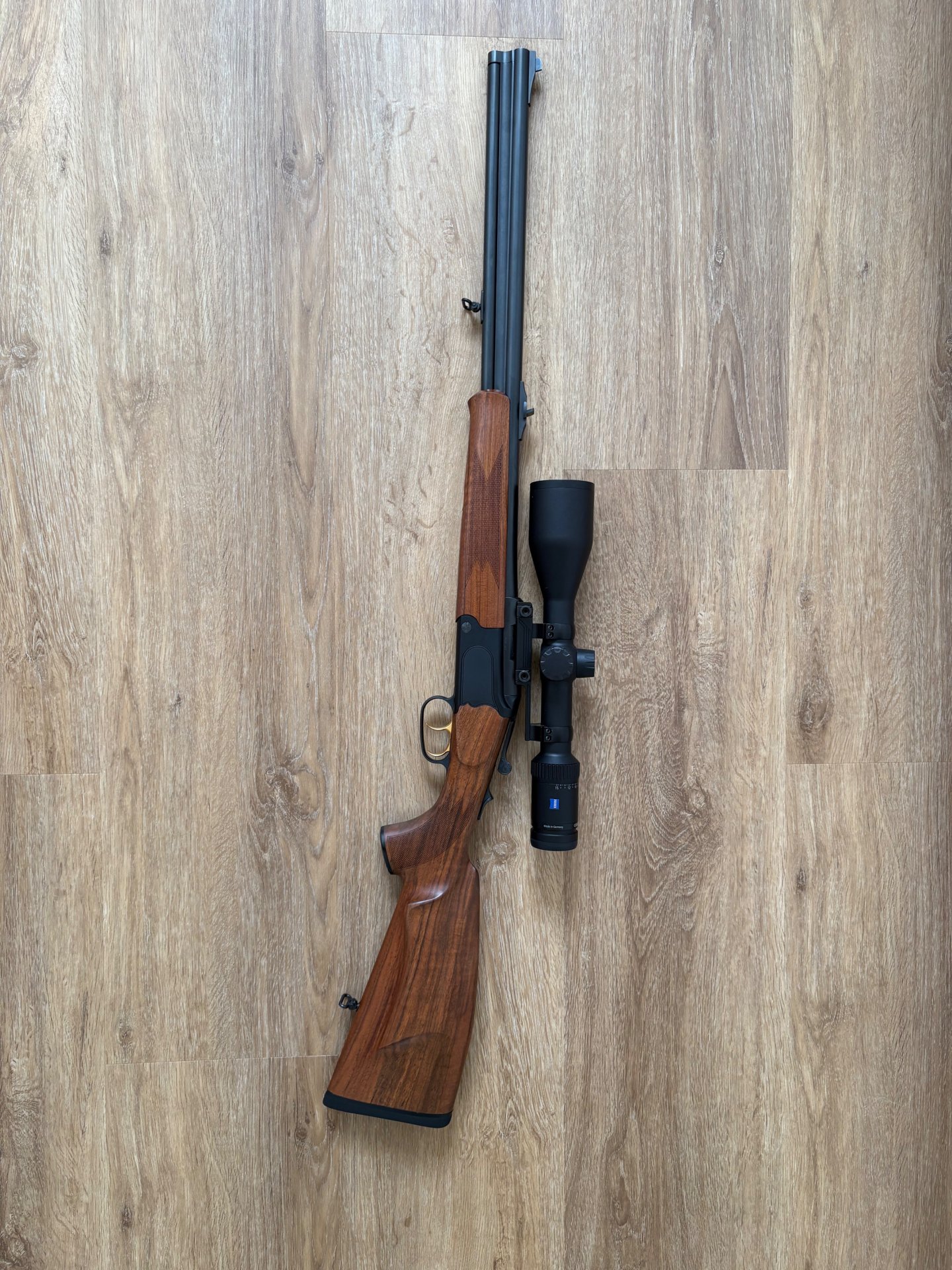 Merkel B4 Bockbüchsflinte 20/76//.22Hornet//.30-06 – Bild 1