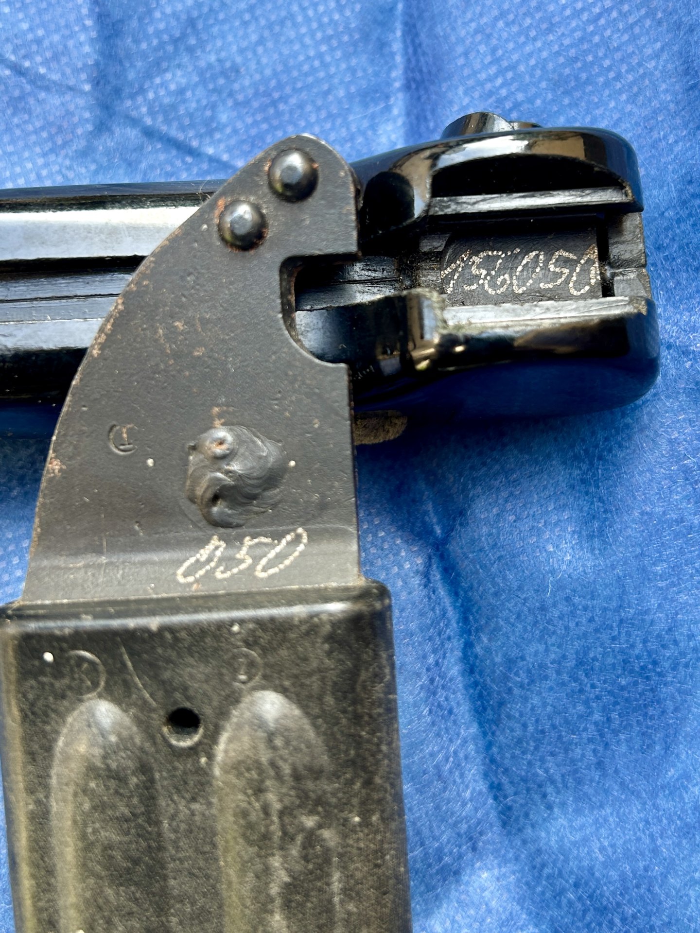NVA Bajonett M59/2 AK 47 74 Seitengewehr Kalaschnikow DDR MDI Messer – Bild 3