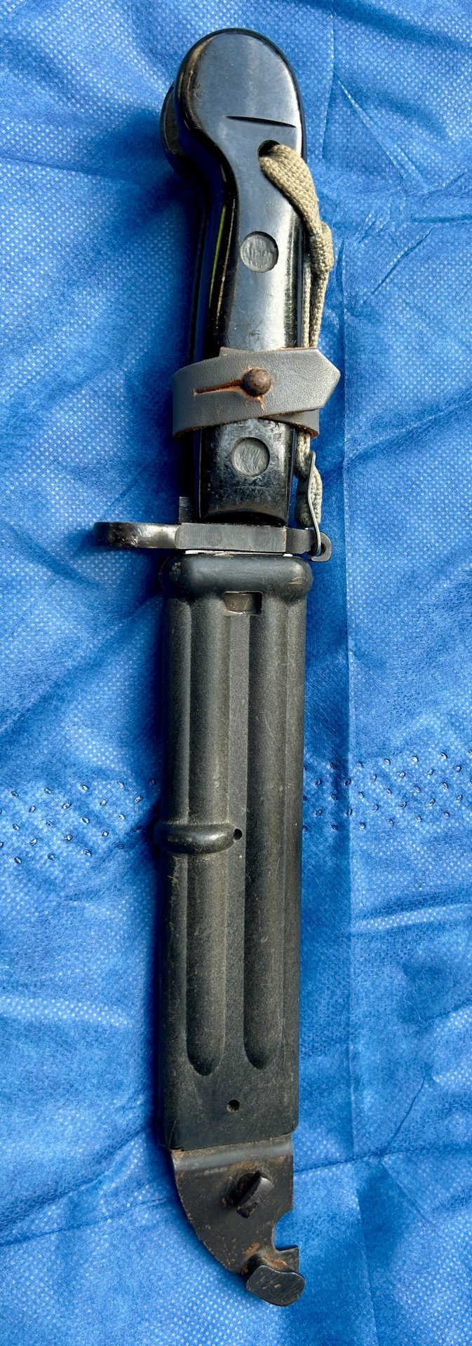 NVA Bajonett M59/2 AK 47 74 Seitengewehr Kalaschnikow DDR MDI Messer – Bild 1