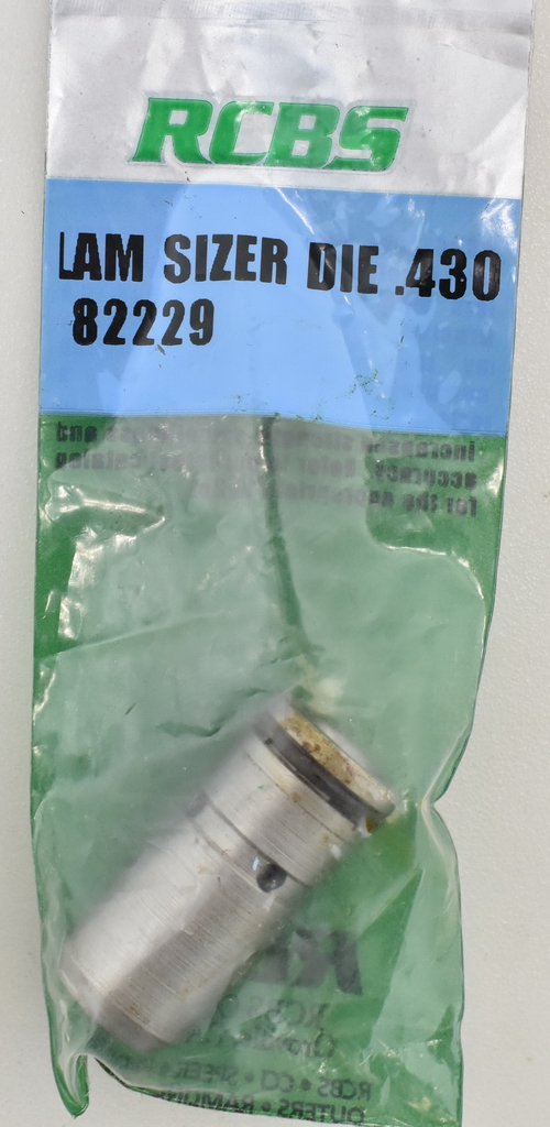 RCBS .430 LAM Sizer Die / Geschosskalibriermatrize #82229 – Bild 1