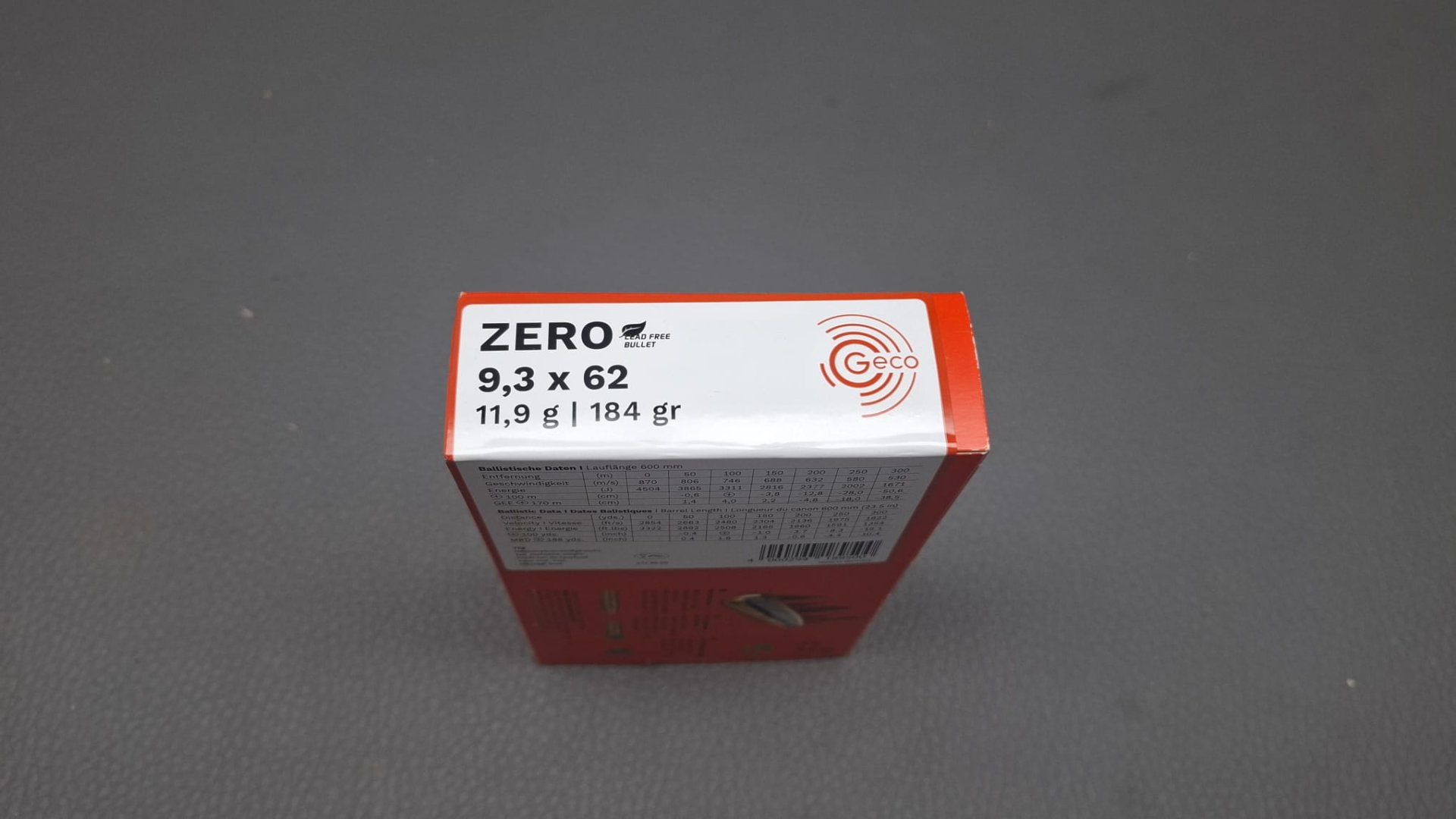 9,3x62 Geco Zero bleifreie Jagdmunition für Büchsen Versandkostenfrei – Bild 1