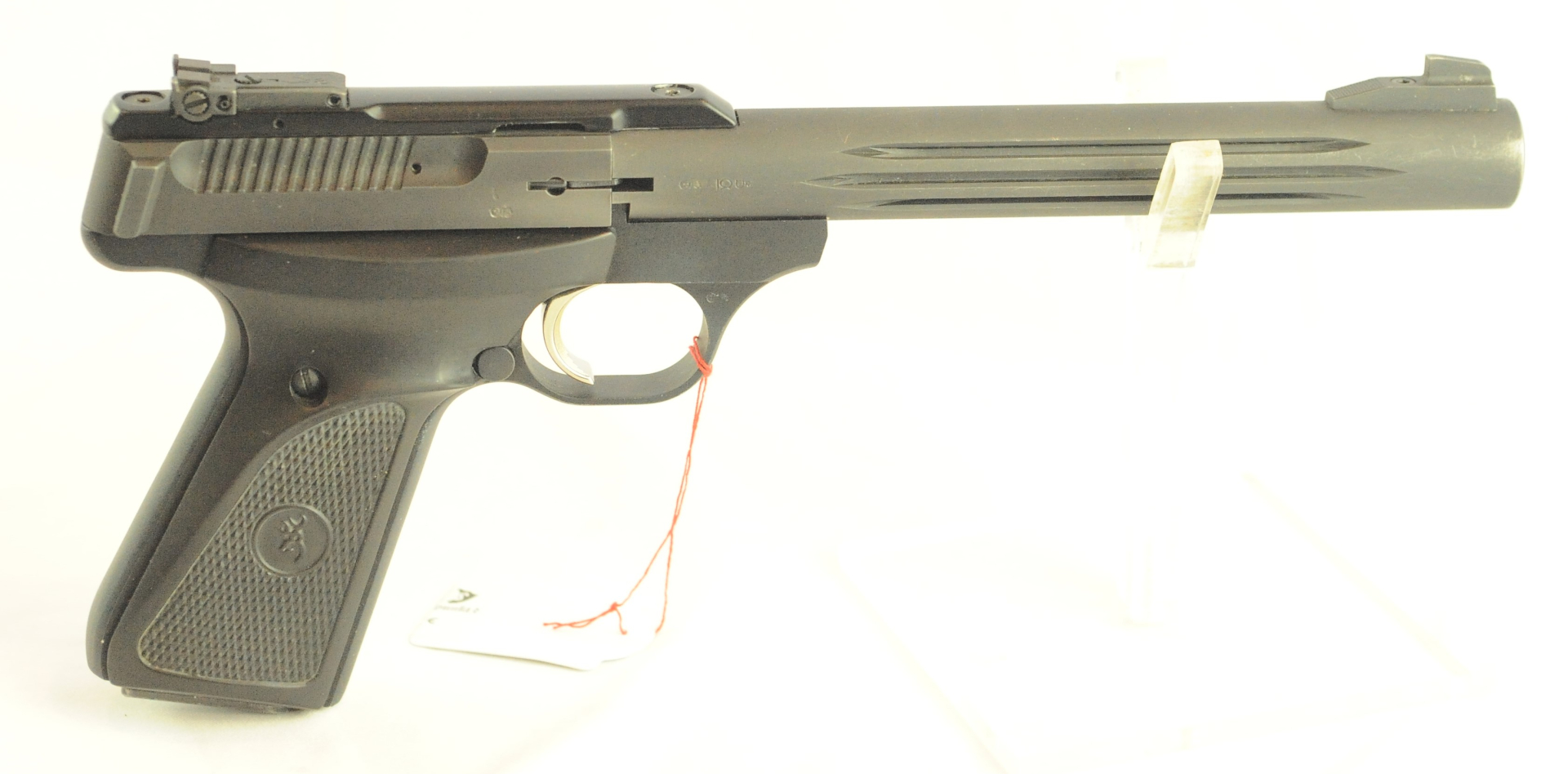 Browning Pistole ; Kal .22lr; Buck Mark; silberner Abzug – Bild 1