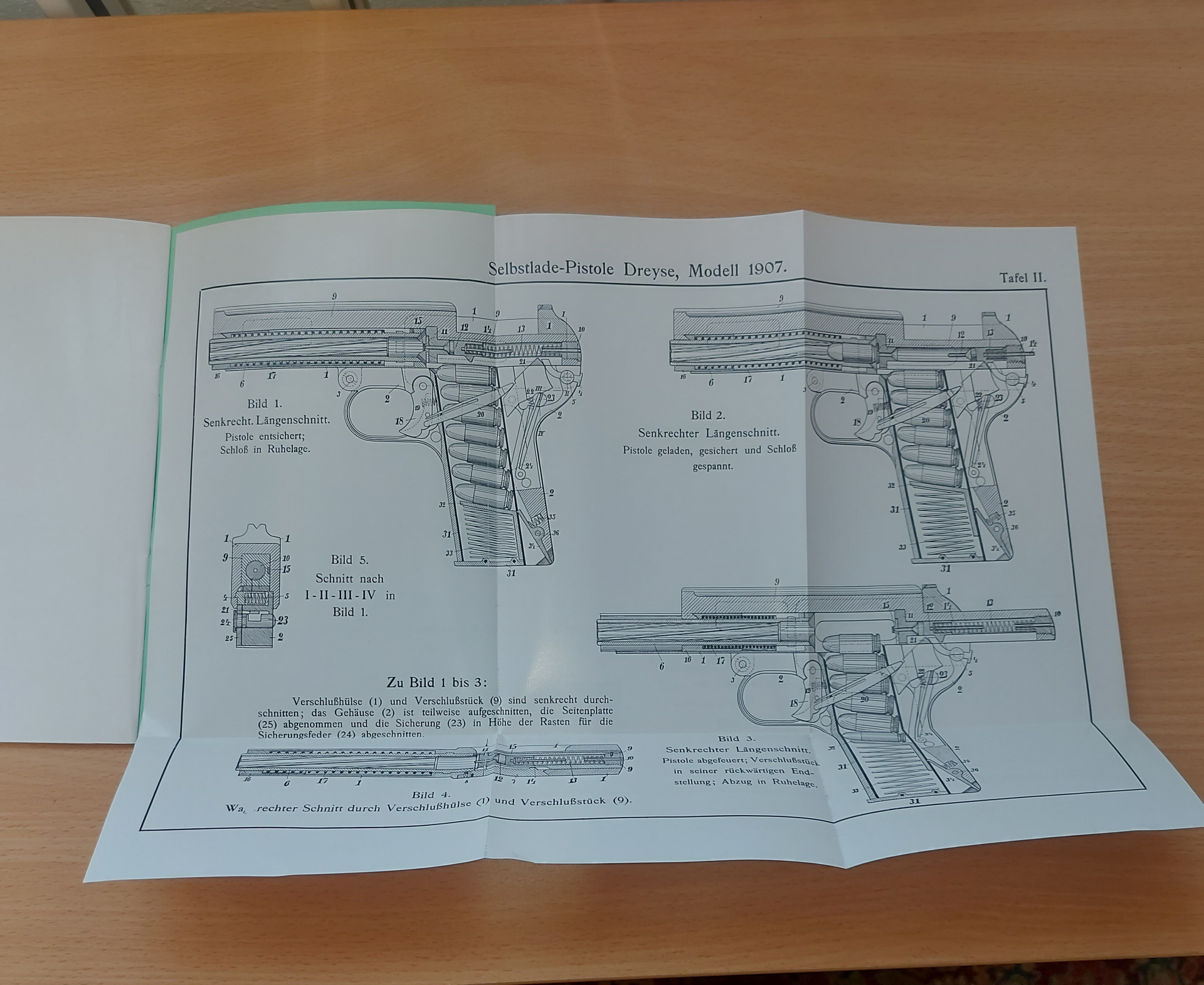 Anleitung SL-Pistole Dreyse Modell 1907 – Bild 4