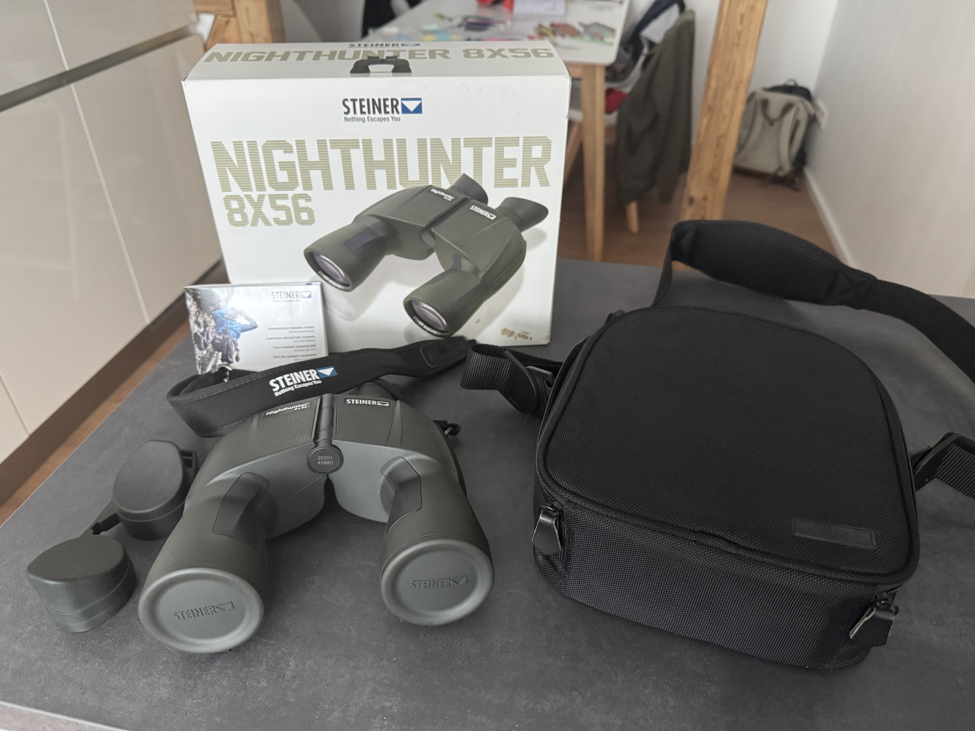 Ansitzglas Steiner Nighthunter 8x56 (kein Zeiss, Swarovski, Blaser, DD Optics, Meopta, Blaser) – Bild 2