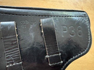 Holster bzw. Koffertasche P38 gestempelt 1941 cxb – Bild 4