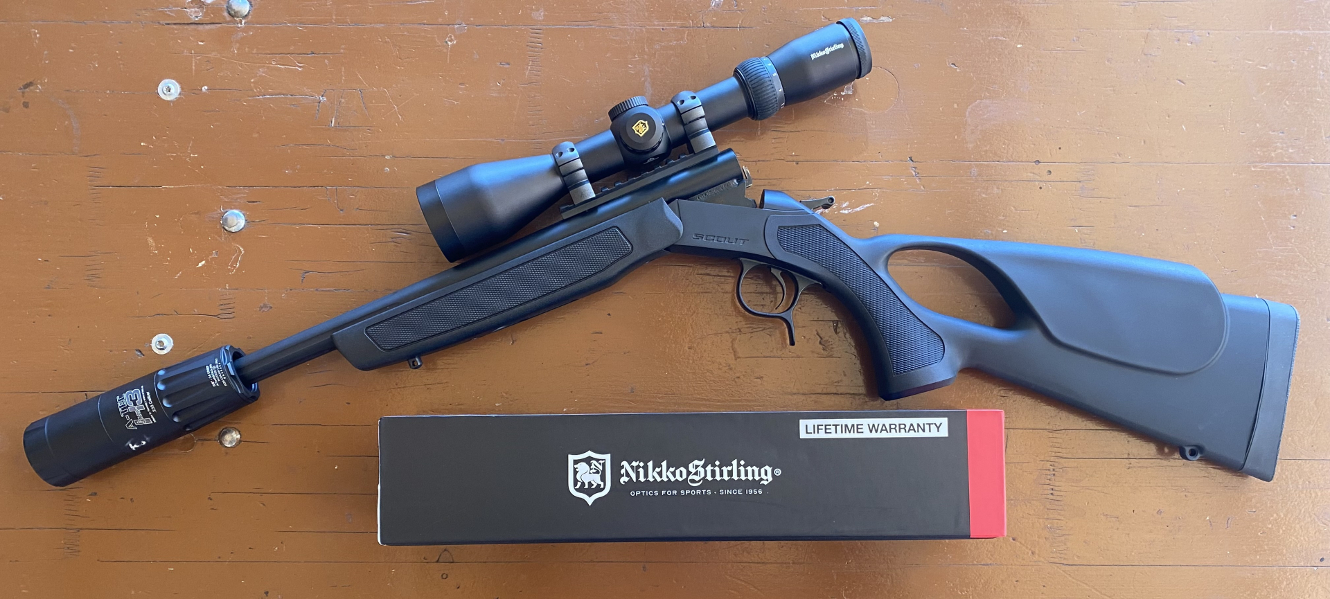Komplettset: CVA Scout .223Rem 600g Abzugstuning 18" Nikko 2,5-10x50 A-TEC Bergara BA 13 TD – Bild 2