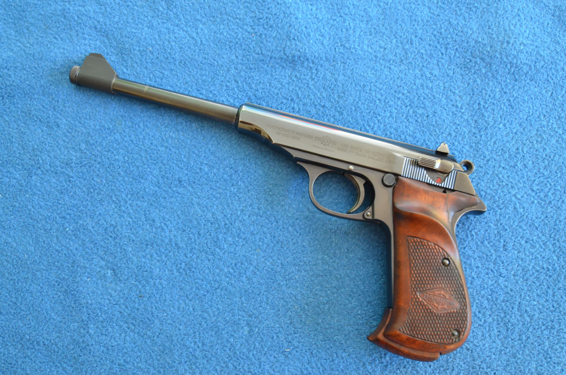 SEHR SCHÖNE PISTOLE WALTHER MANURHIN SPORT OLYMPIA .22 LR – Bild 1