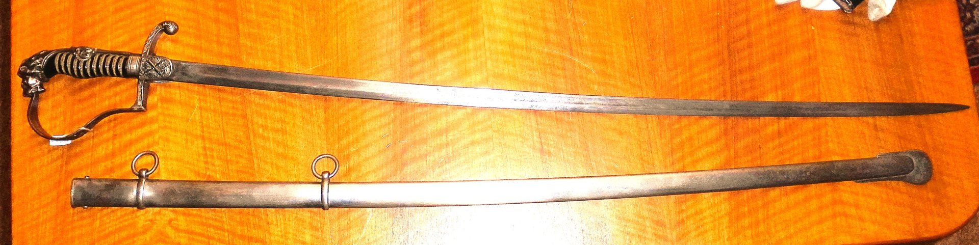 Säbel Löwenkopf Artillerie Preußen – Bild 4