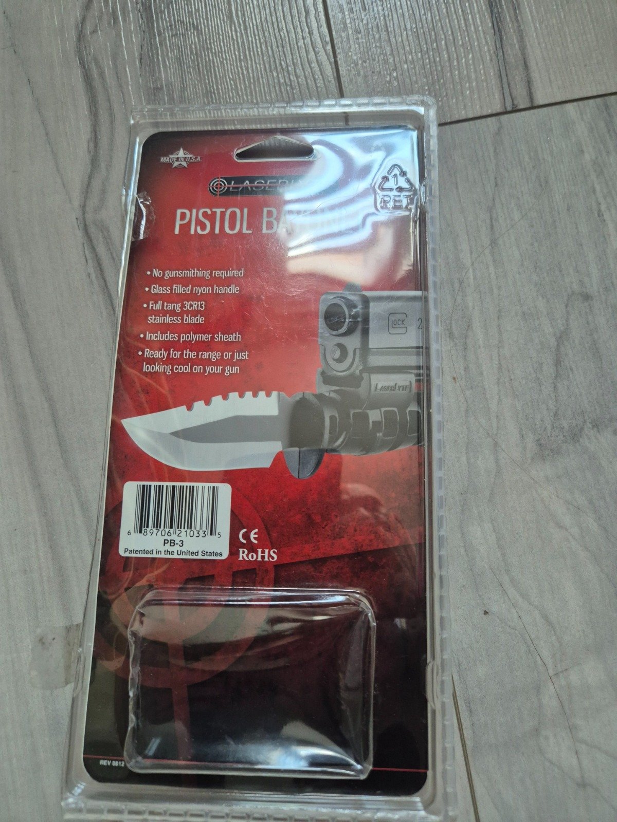 Laserlyte - Pistolenbajonett - PB-3 -Made in USA - Neuwertig – Bild 2