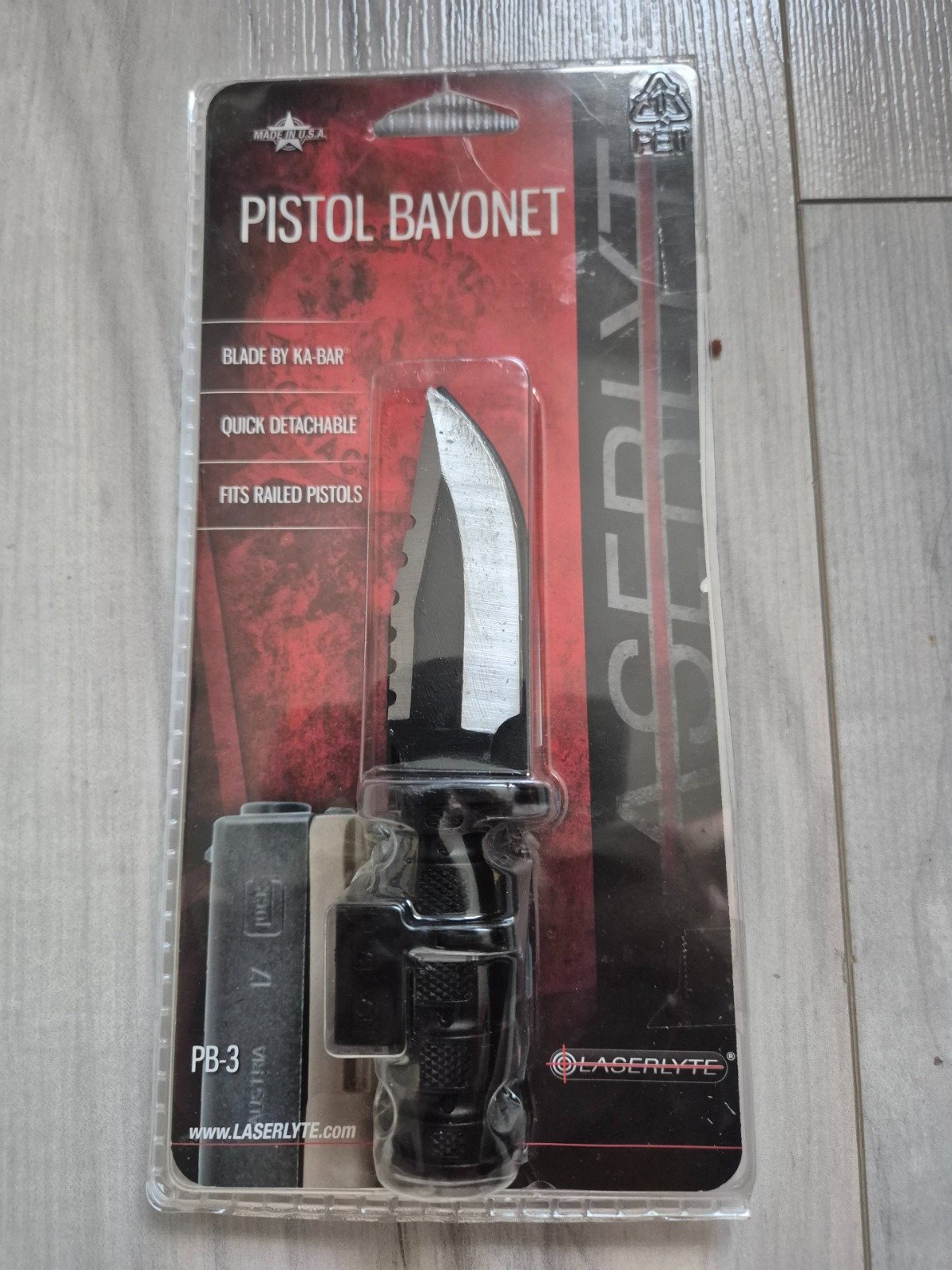 Laserlyte - Pistolenbajonett - PB-3 -Made in USA - Neuwertig – Bild 1